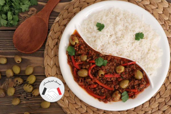 غذا با گوشت چرخ کرده